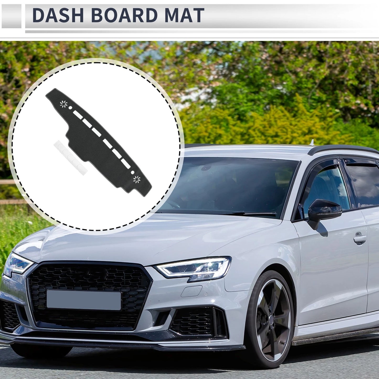 Dashboard Cover Mat for Suzuki Every DA17V (2015-2024) Sun Protector Gray