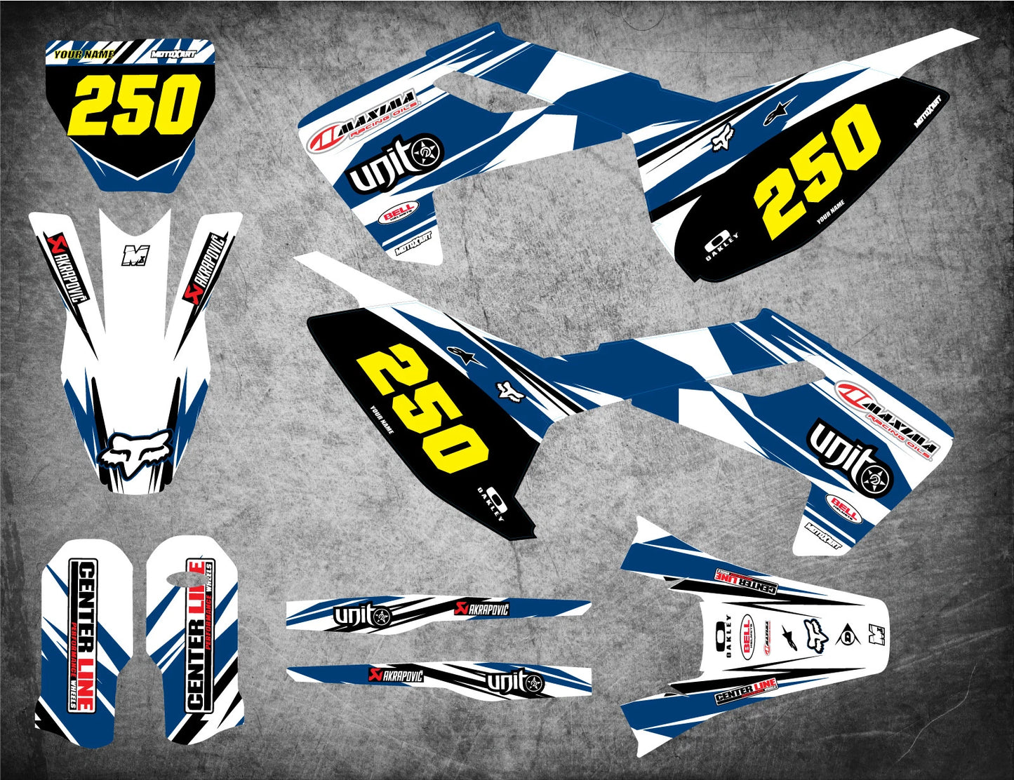Custom Graphics Full Kit for Husqvarna TC FC 2016-2018 DIGGER STYLE