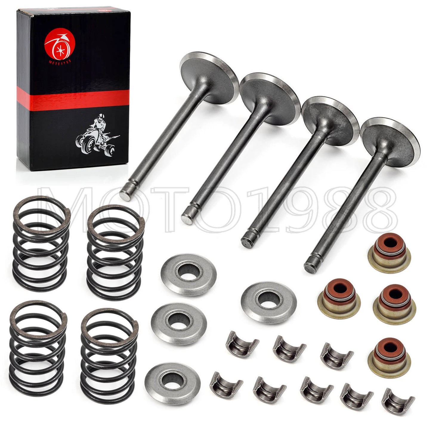 Intake Exhaust Valve Rebuild Kit for EZGO Golf Cart 295/350cc (1996-2002)