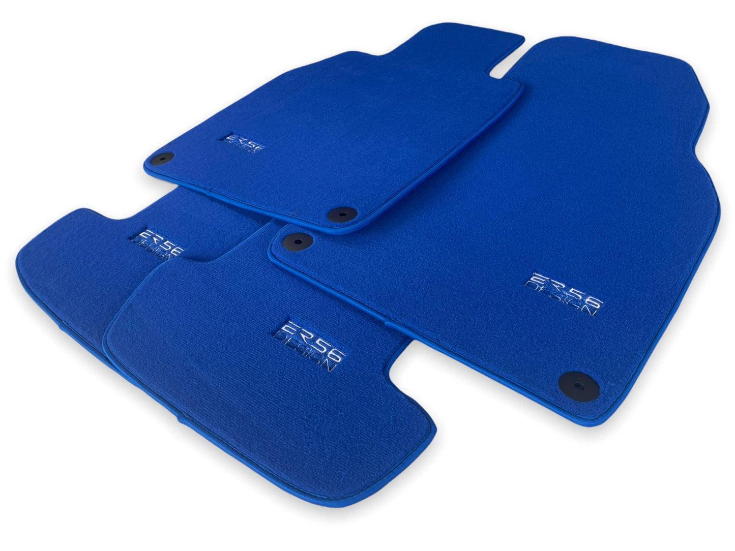 Premium Blue Carpet Floor Mats for Porsche Cayenne (2010-2018)
