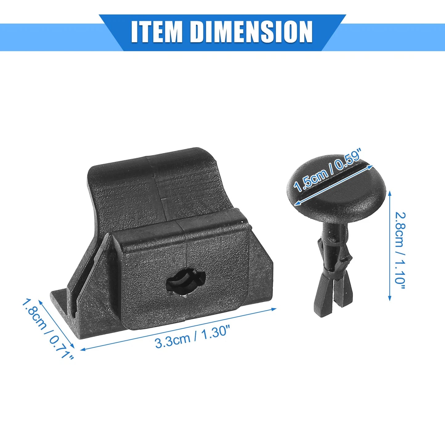 10 x Car Front Fender Bumper Cover Clips for Toyota Camry (2004-2011)