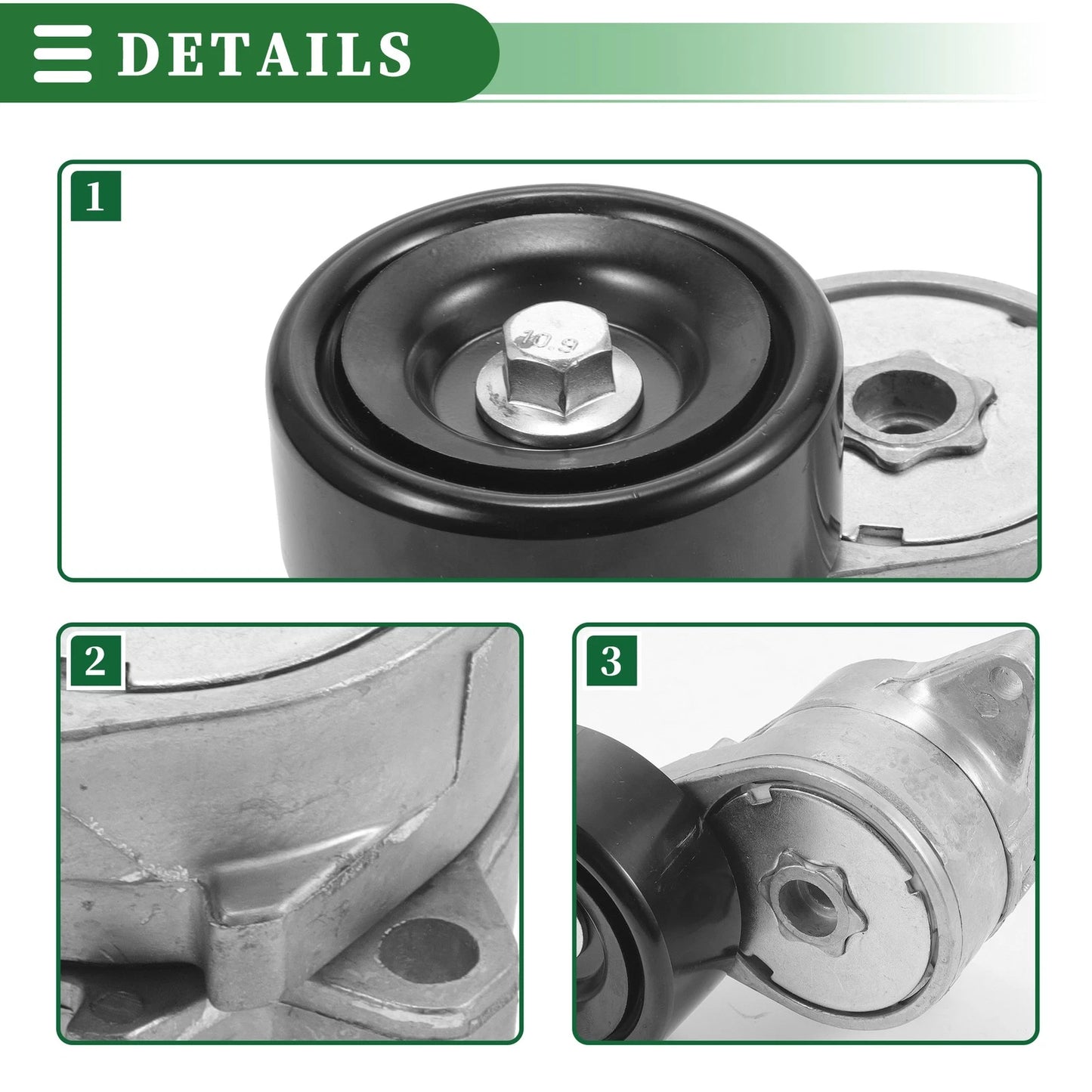 Engine Belt Tensioner Pulley Assembly for Acura RDX (2013 - 2015)