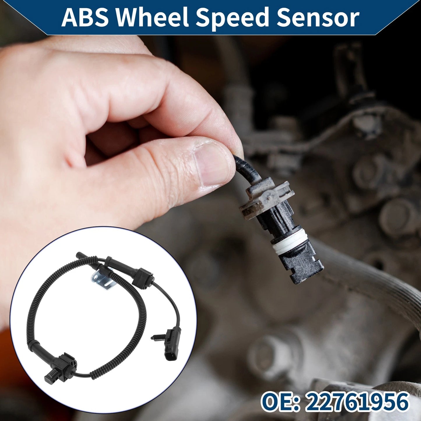 ABS Wheel Speed Sensor for Chevrolet Silverado Rear Left