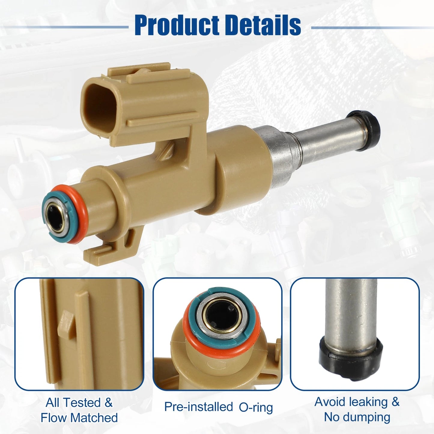 8 x Fuel Injector Nozzle for Toyota Tundra (2010–2019)
