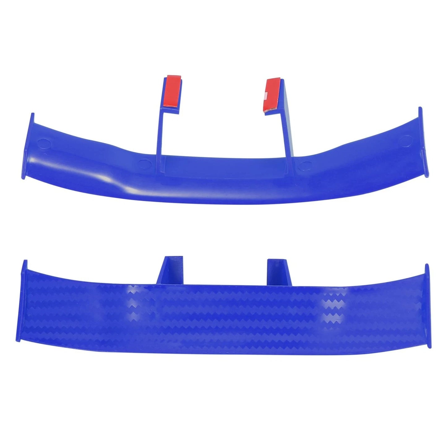 3 x Universal Mini Spoiler Wing Tail Decoration Blue ABS for Car