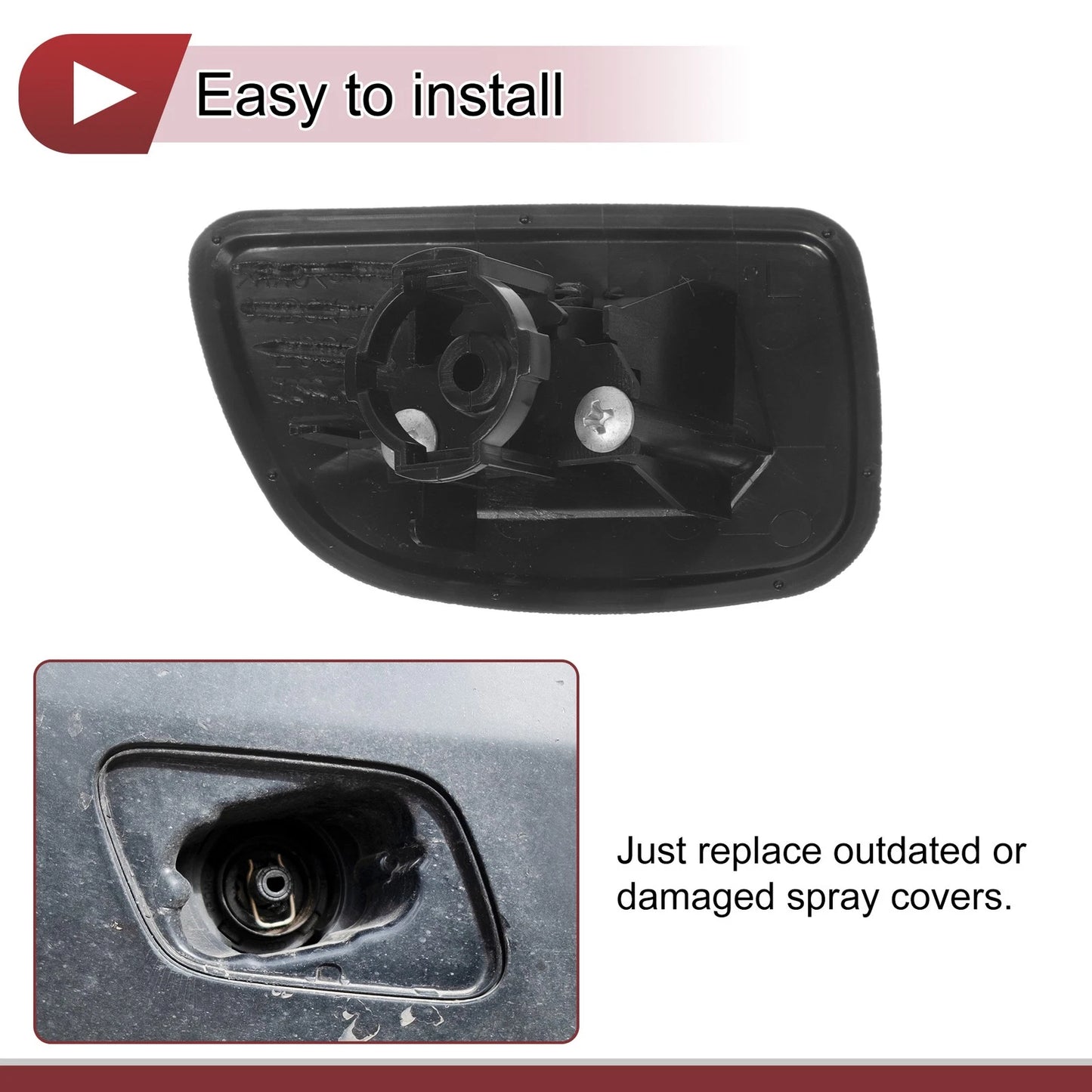 Front Left Washer Nozzle Cover for Subaru Forester (2005-2007)