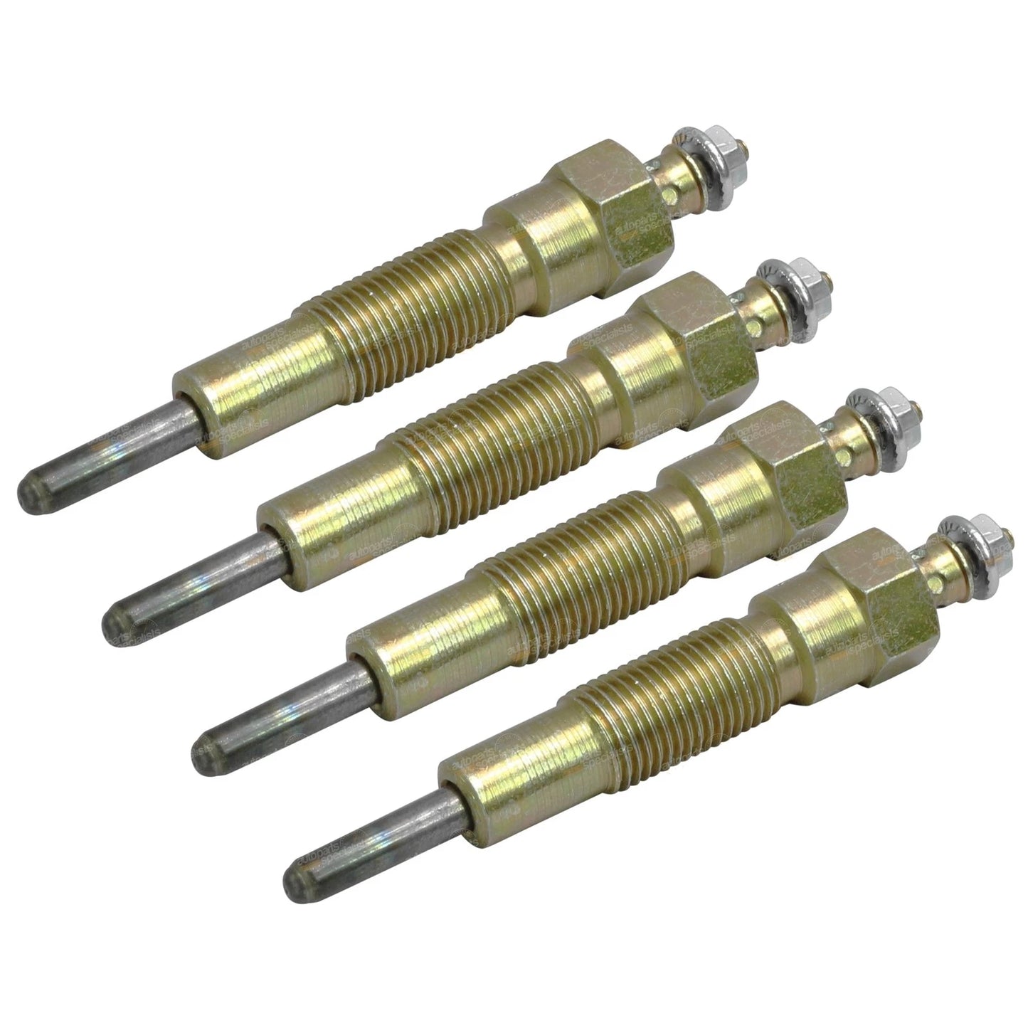 Set of 4 Etecno Glow Plugs for Nissan Civilian W40 (1983-1999)