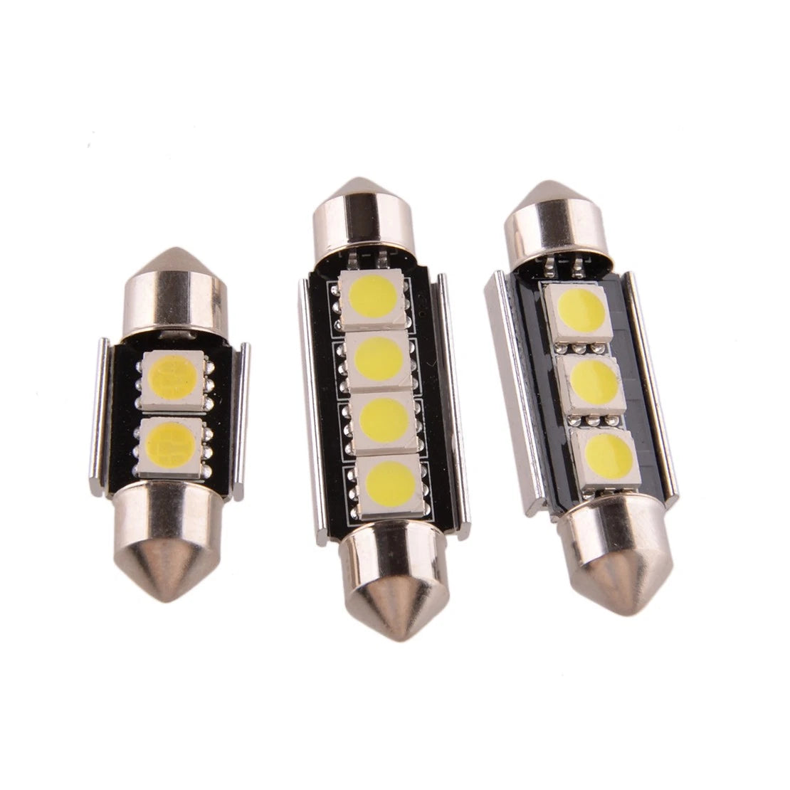 White LED Interior Map Dome Trunk Light Bulbs for Mercedes Benz W203 (2000-07)