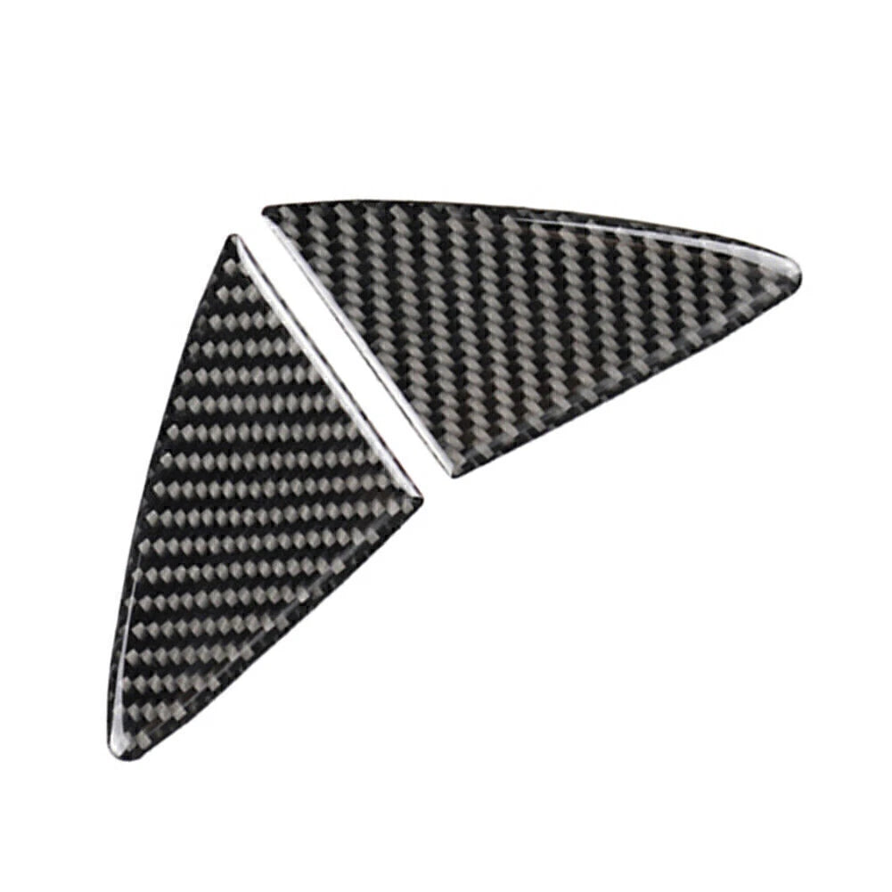 Front Grille Cover Trim for Mazda 3 Axela 2014-2016 Carbon Fiber