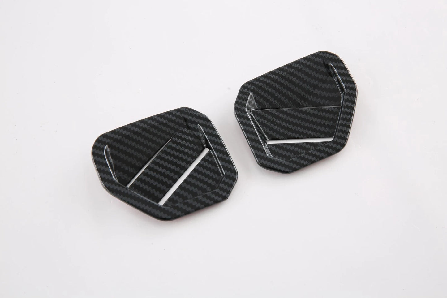 Front Upper Air Vent Outlet Carbon Fiber Cover Trim for Toyota Tundra (2022-2023)