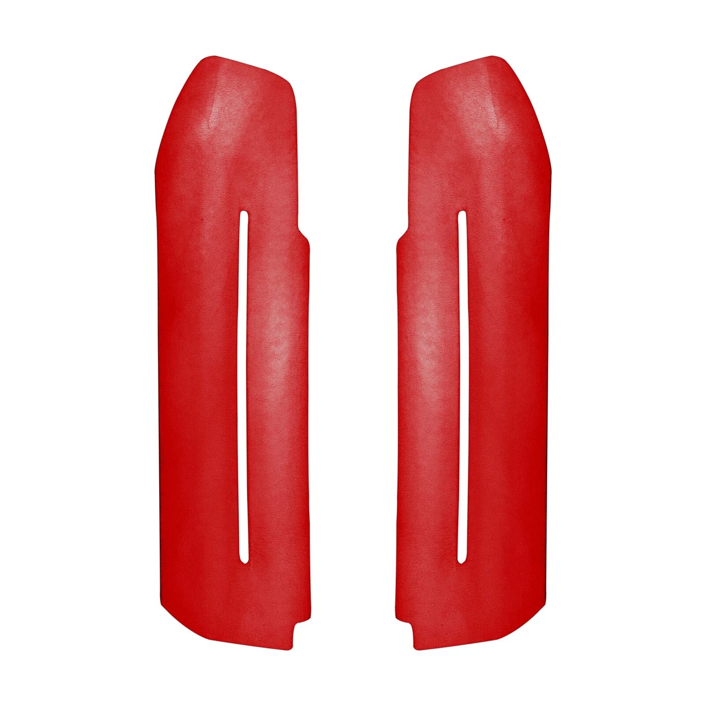 2 x Red Door Side Handle Armrest Covers for Ford Mustang (2015-2020)