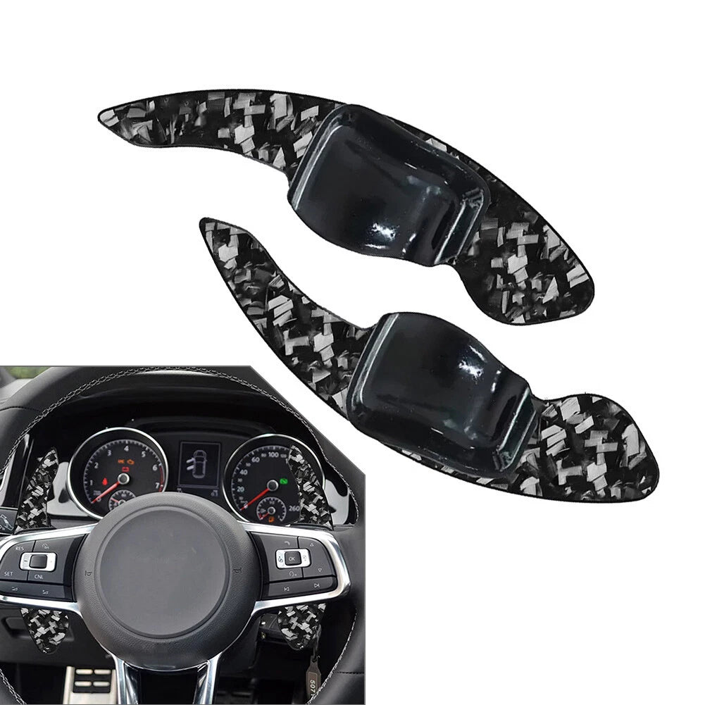 Steering Wheel Shift Paddle Extensions for Volkswagen Golf 6, Jetta, Seat Leon