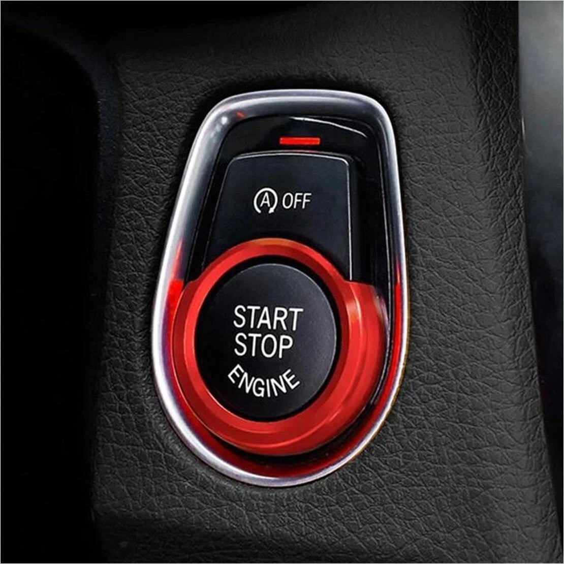 Aluminum Engine Start Stop Button Ring Trim for BMW 1/2/3 Series F20 F21 X1 (2011-2019)
