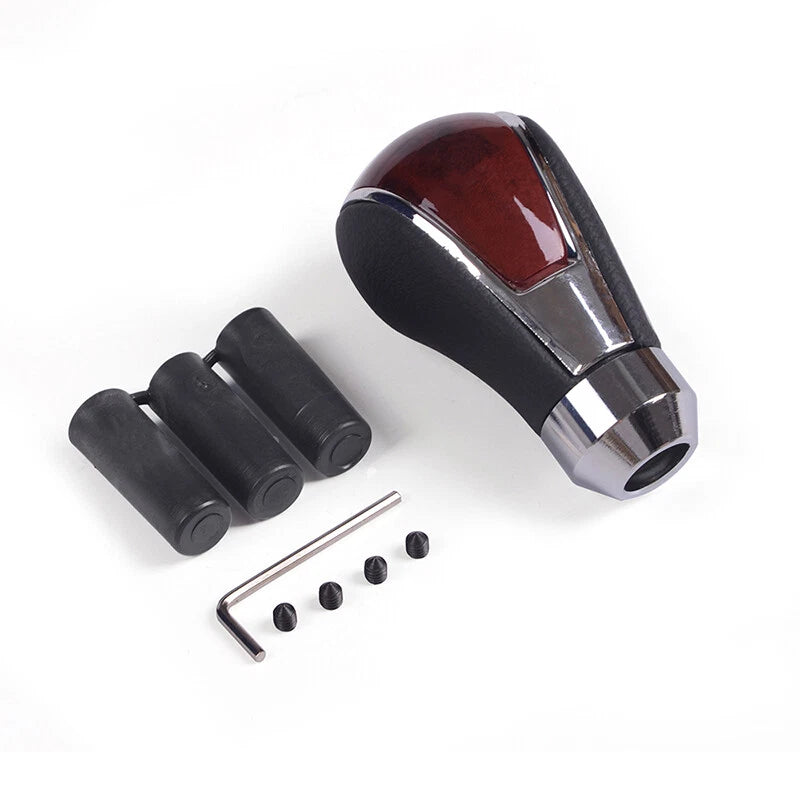 Leather Walnut Wood Gear Shift Knob for Toyota Lexus