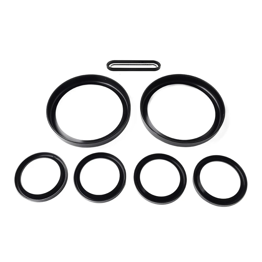 Instrument Board Gauge Indicator Lamp Bezel for Harley Road Glide (96-13)