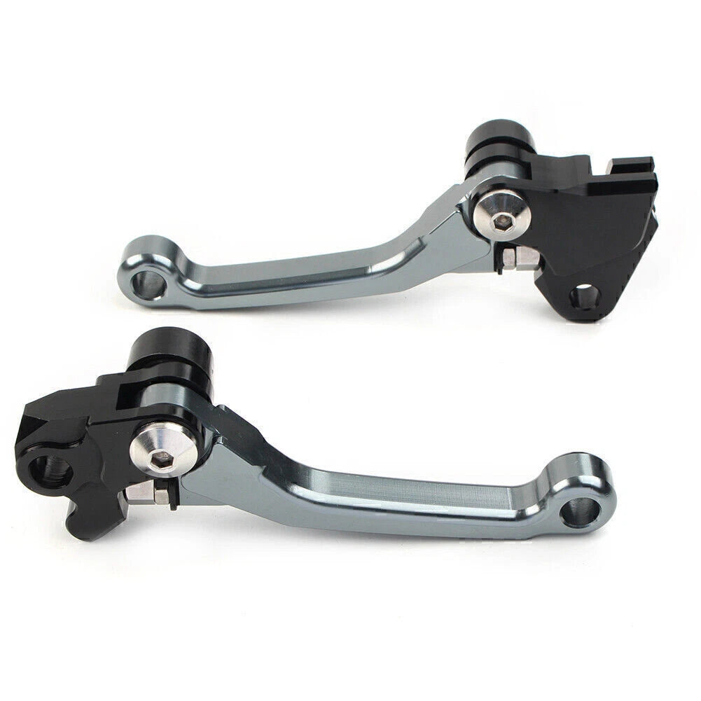 Dirt Clutch Brake Levers GREY for Kawasaki KX450F (2006-2012)