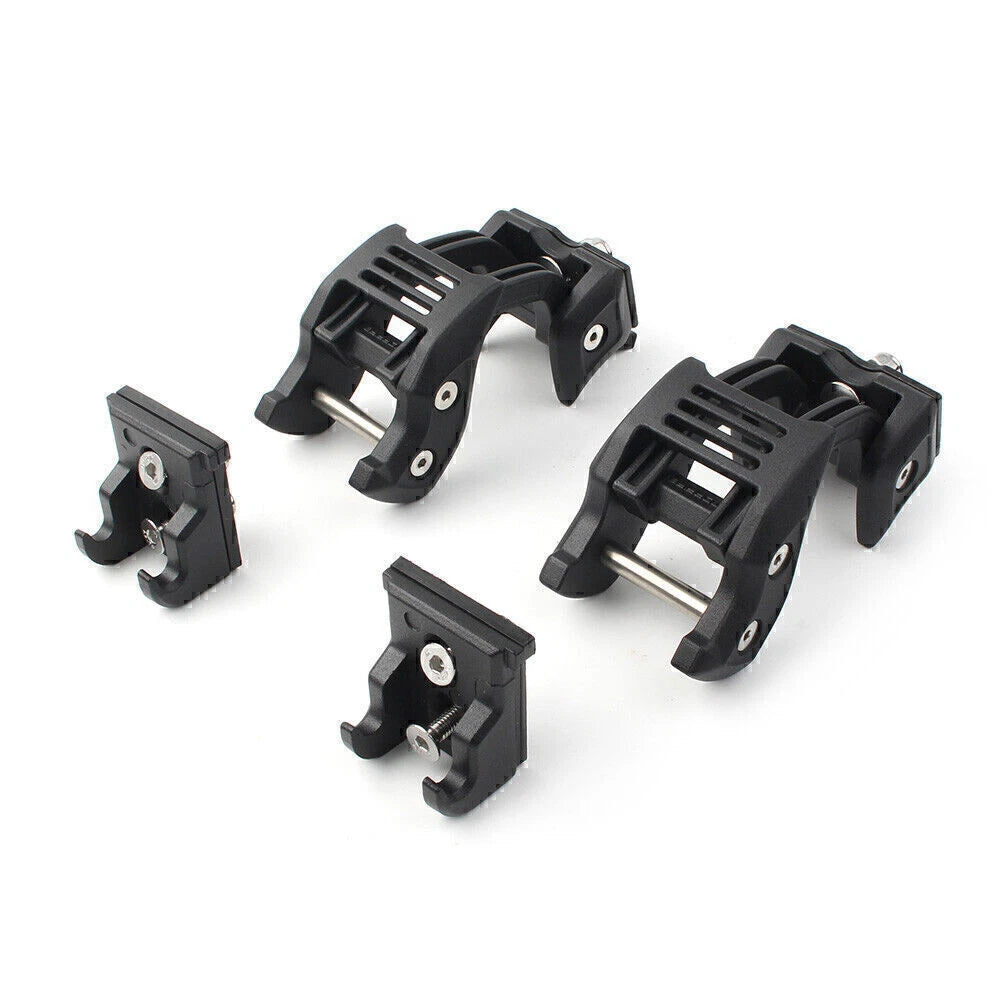 Hood Lock Latch Catch for Jeep Wrangler JK 2007-2017 Black Aluminum