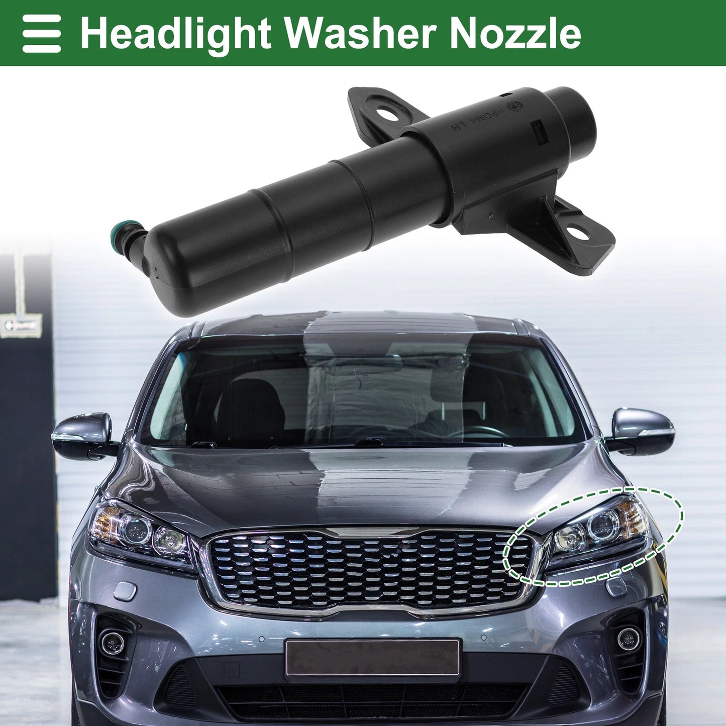 Headlight Washer Nozzle for KIA Sportage III (2010-2016)