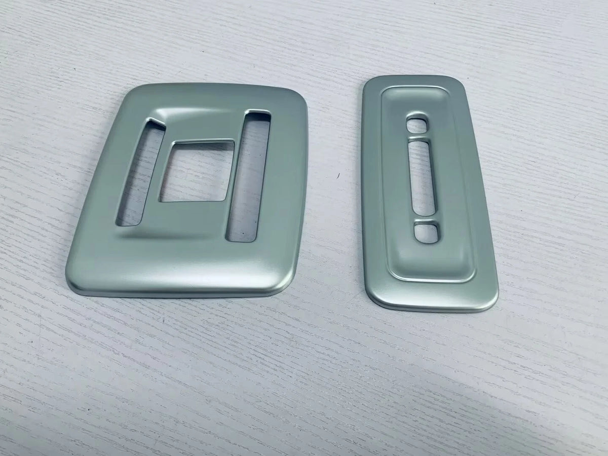 ABS Matte Front & Rear Reading Light Lid Cover Trim for 2023-2024 Toyota Prius Set
