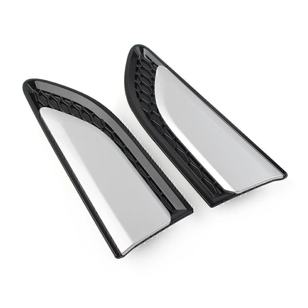 Silver Fender Vent Grille Louvers for Land Rover Discovery Sport (2015-2021)