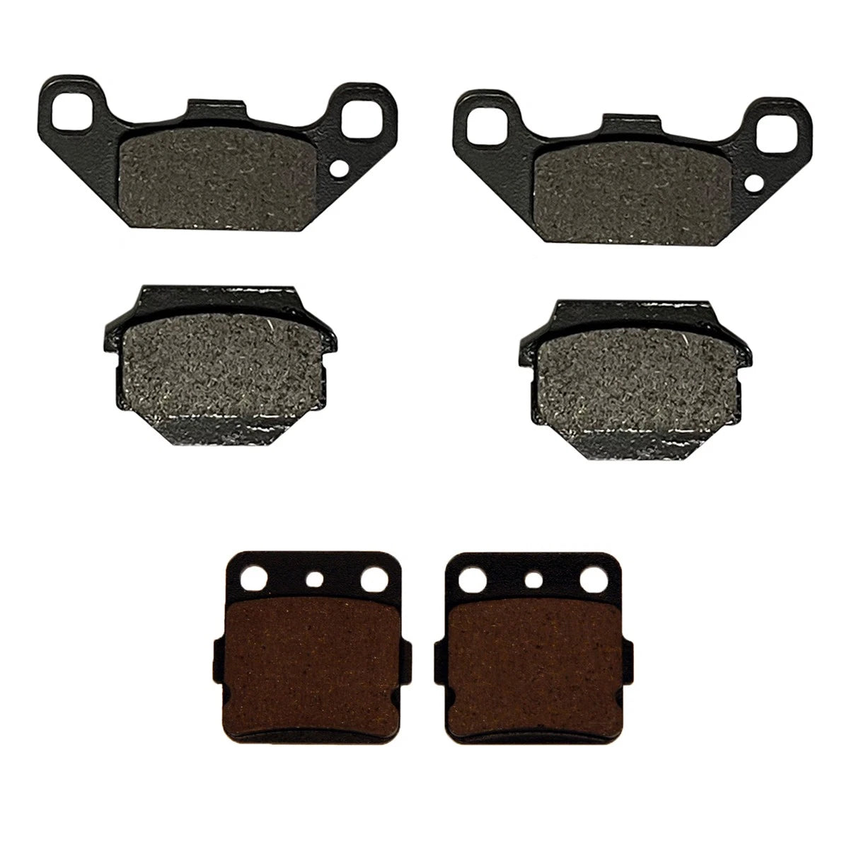 Front & Rear Semi-Metallic Brake Pads for Kawasaki Tecate-4 250 (1987–1988)