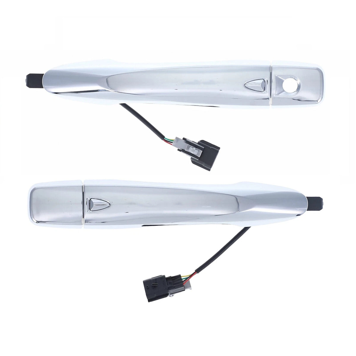 Door Handle Outer Keyless Chrome FRONT L+R 2 x for Nissan Qashqai (2014–2021)