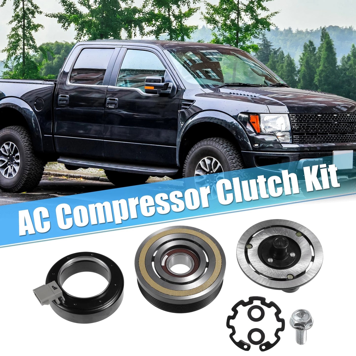 AC Compressor Clutch Kit for Ford F-150 (2004-2006) 8 Cyl 4.6L/5.4L