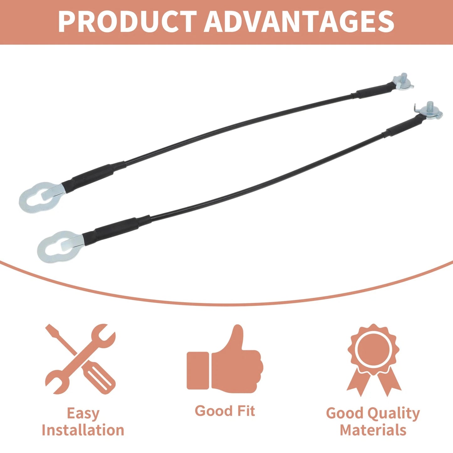 Tailgate Support Cables for Toyota Tundra (2007-2022)