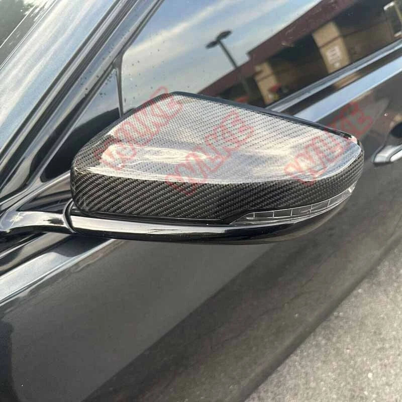 Carbon Fiber Add-on Side Mirror Cover fit Cadillac CT5 CT5-V 20+/CT6 CT6-V 16+