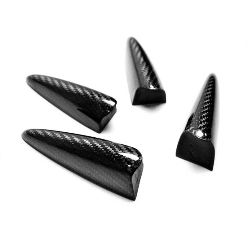 Carbon Fiber Front Bumper Side Spoiler Trim for Hyundai Veloster Turbo 11-17