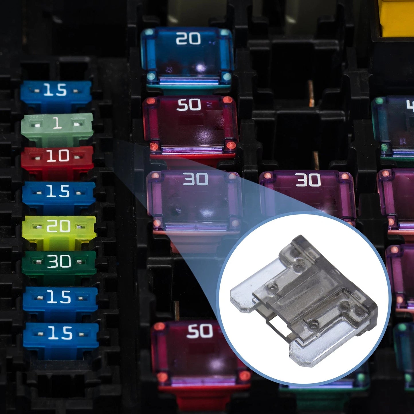 Micro Fuse 100 Pcs 2A Blade Fuse for Car Boat Truck RV Motorcycle