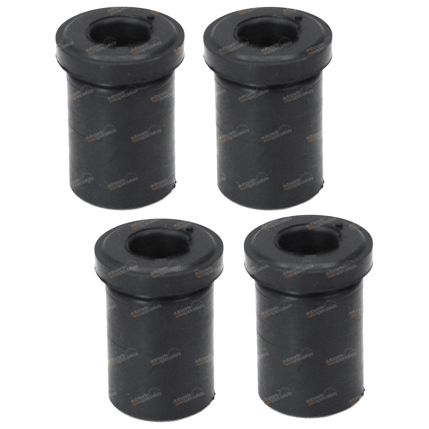 4x Rear Leaf Spring Shackle Bushes for Nissan Patrol MQ MK (1980 - 1987)
