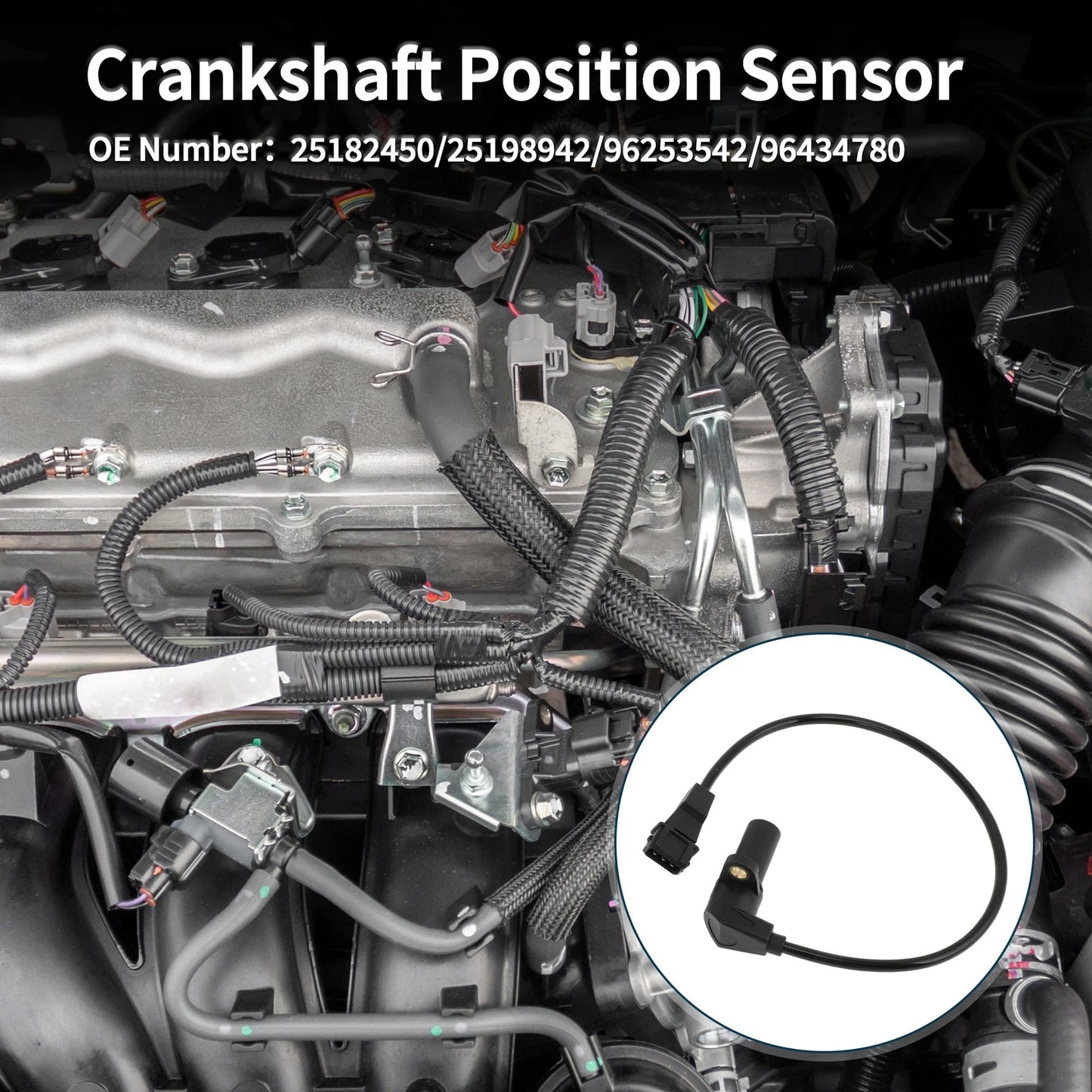 Crankshaft Position Sensor for Chevrolet Aveo 1.6 (2004-2006)