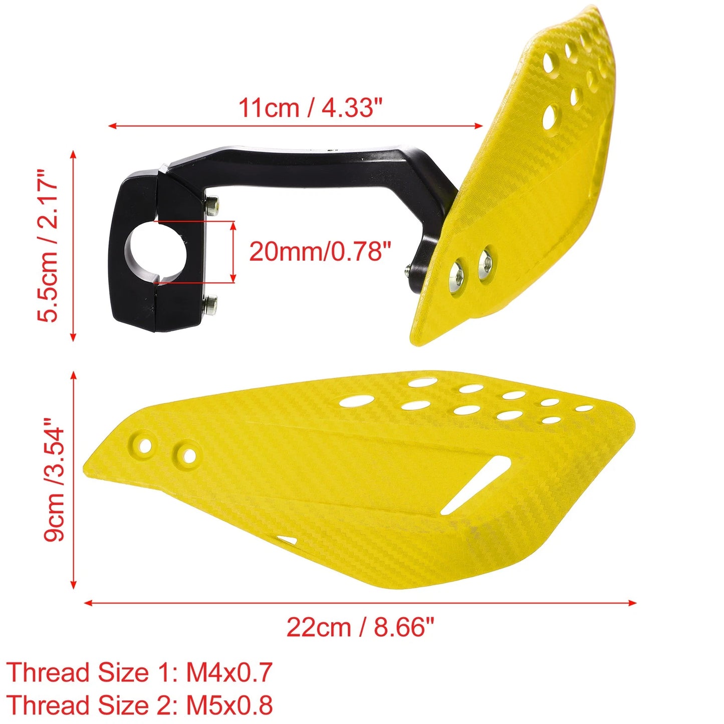 Set Handguards for 7/8" 22mm Handlebars ATV