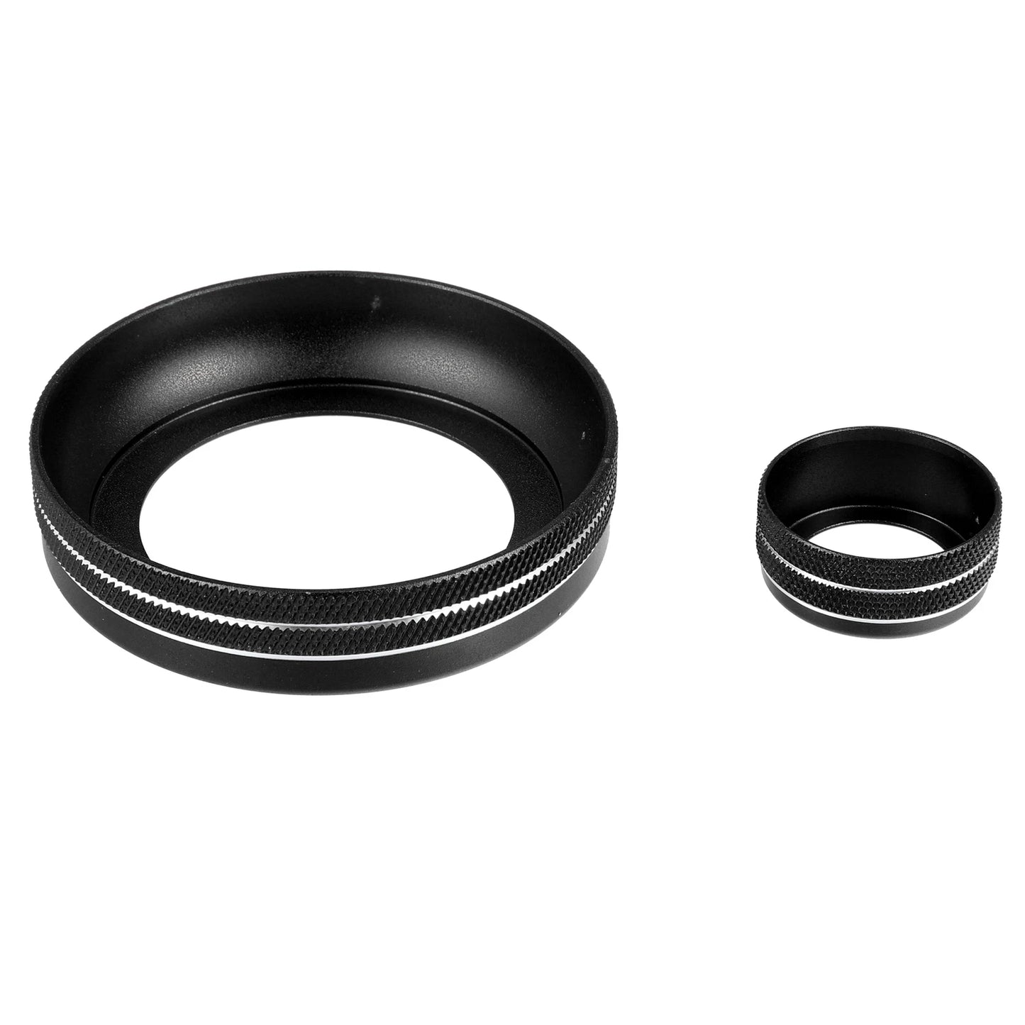 4 x Black Aluminum Center Control Ring Knob Covers for Chevrolet Camaro