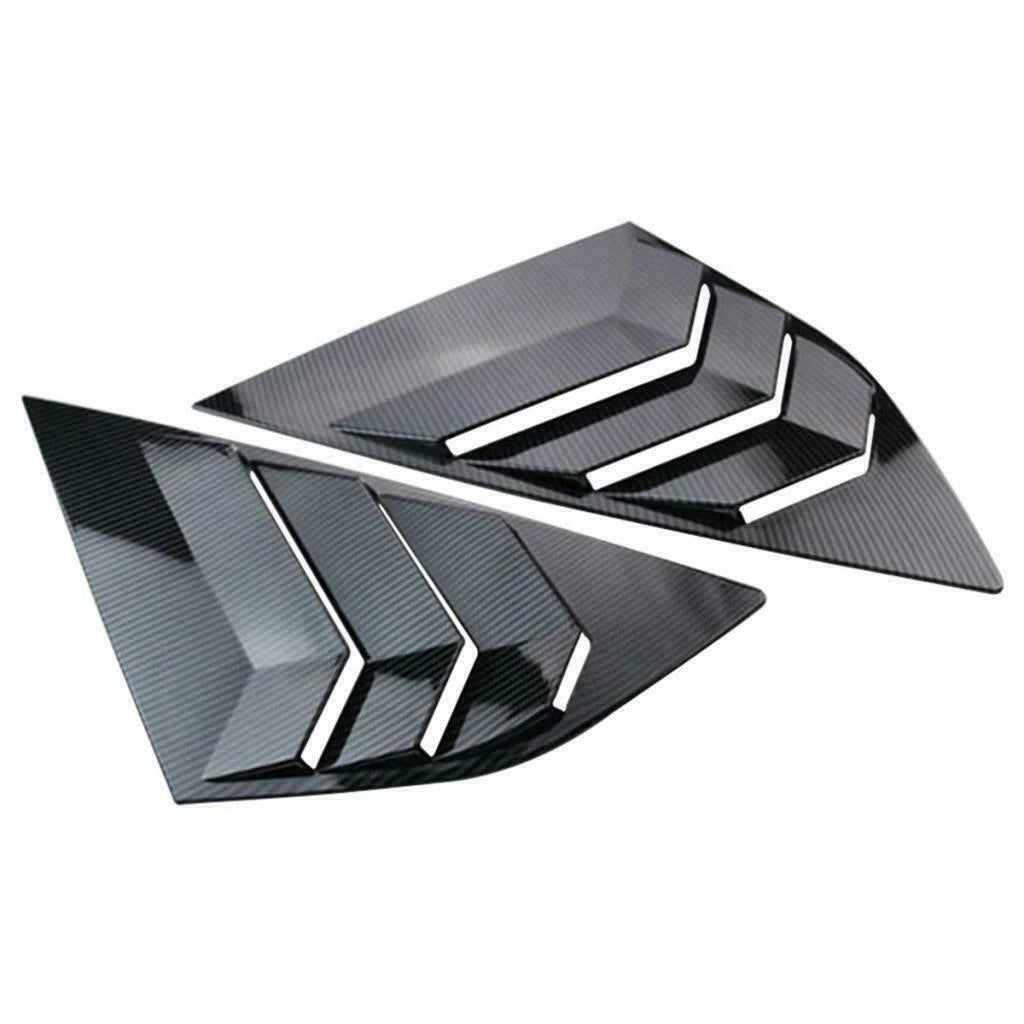 2x Rear Side Window Quarter Louver Cover Trim for Ford Focus ST RS (2012–2018)
