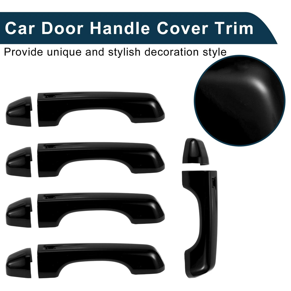 Door Handle Cover Trim for Jeep Wrangler JL JLU (2018-2023)
