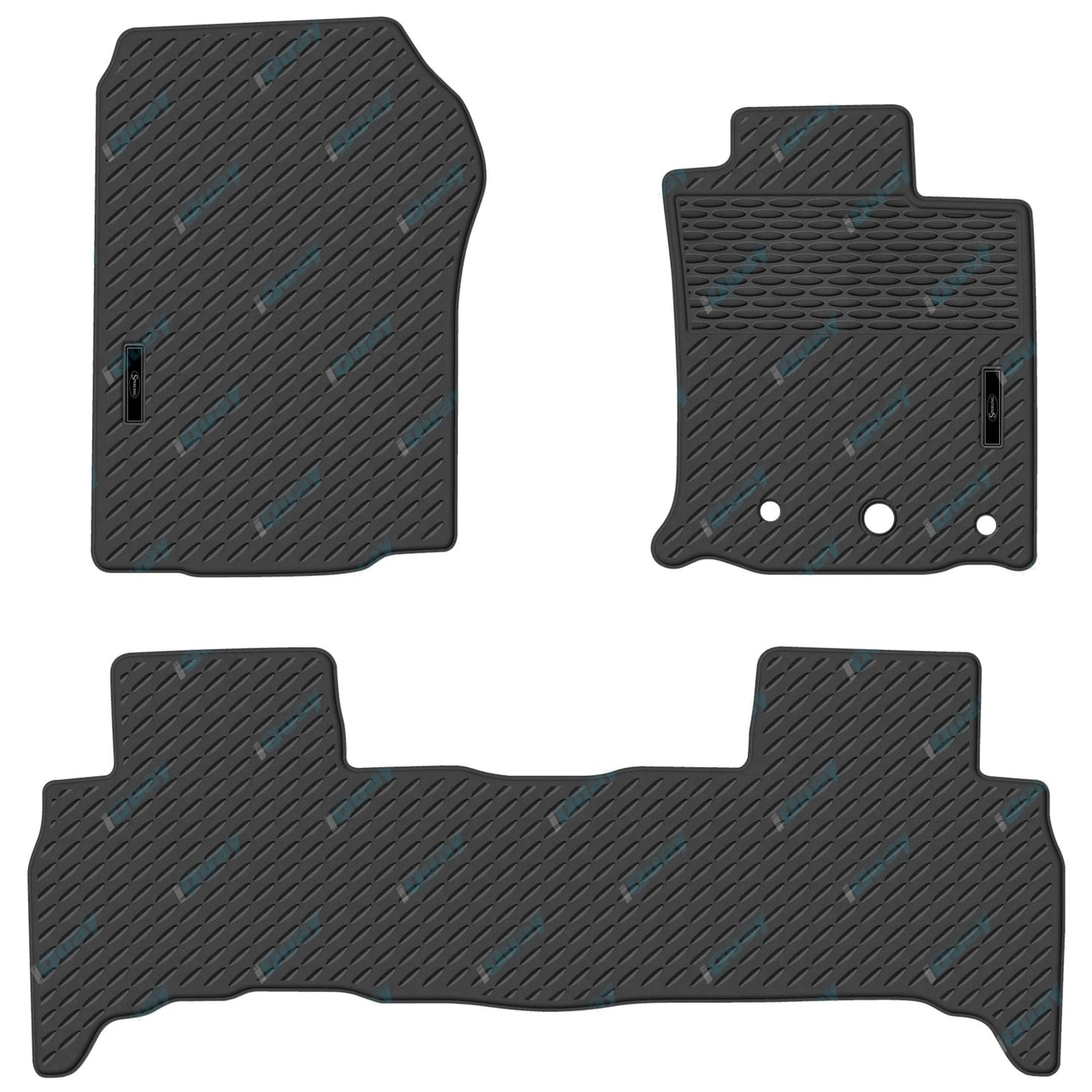 Custom Fit Moulded Rubber Car Floor Mats for Toyota Prado 150 Series