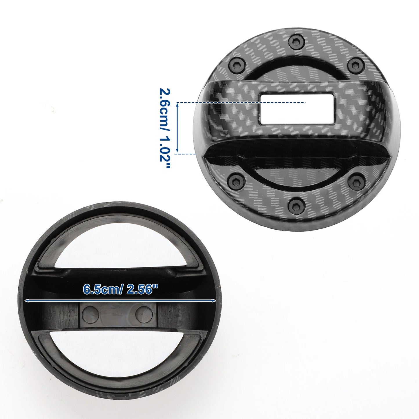 Carbon Fiber Gas Fuel Tank Cap Cover for Suzuki Jimny (2018-2023)