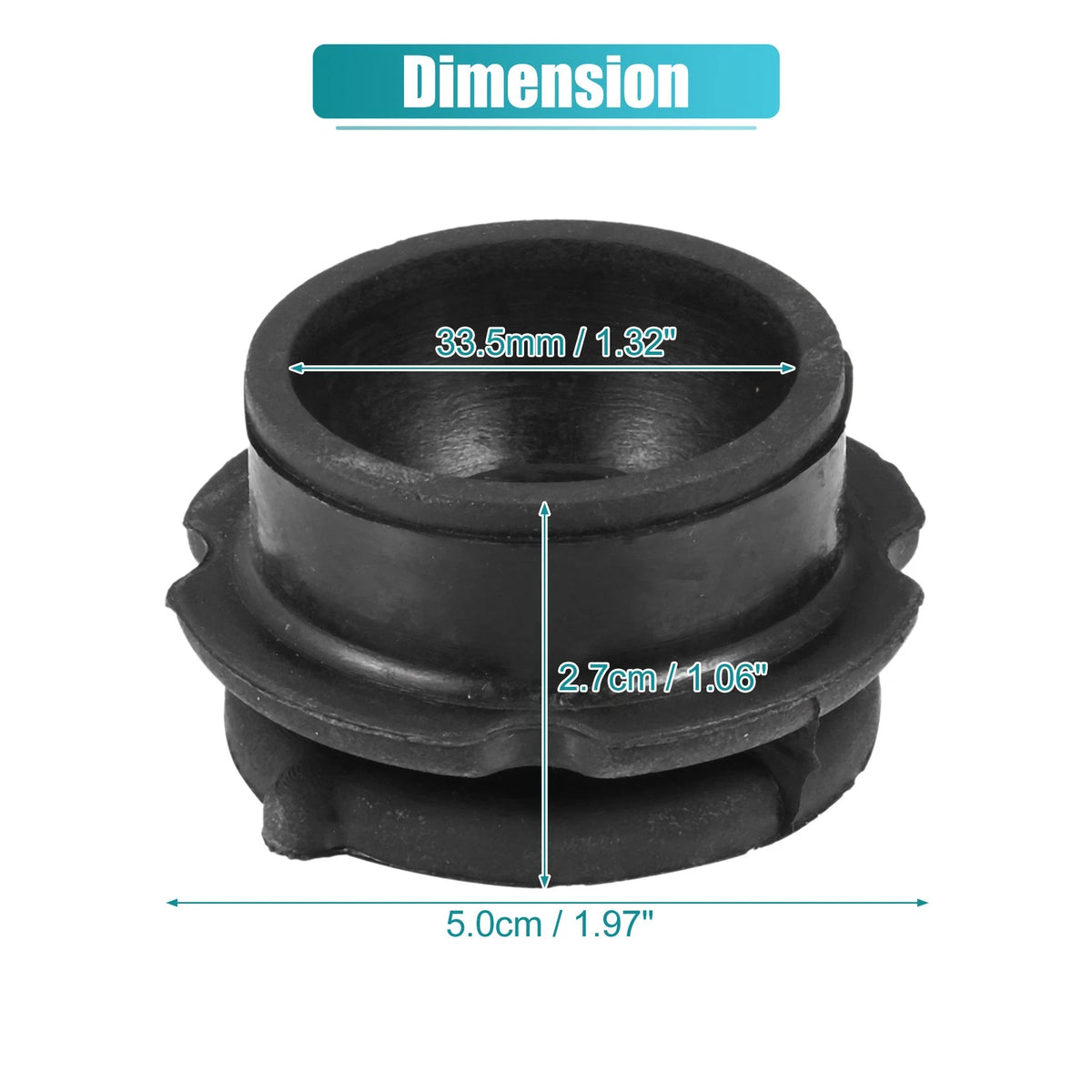 2 x Radiator Bottom Mount Cushion Bushing for Toyota (No. 165350H040)