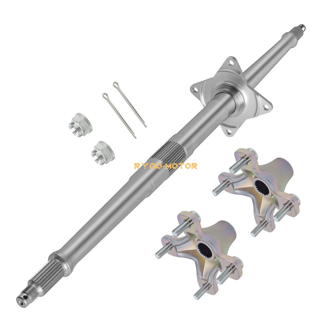 2 x Rear Wheel Axle & Hubs for Honda TRX 450R/450ER (2004–2014)