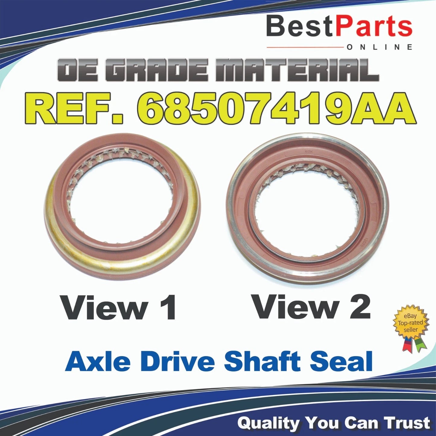 Rear Drive Shaft Seal for Jeep Wrangler Gladiator (2018–2025)