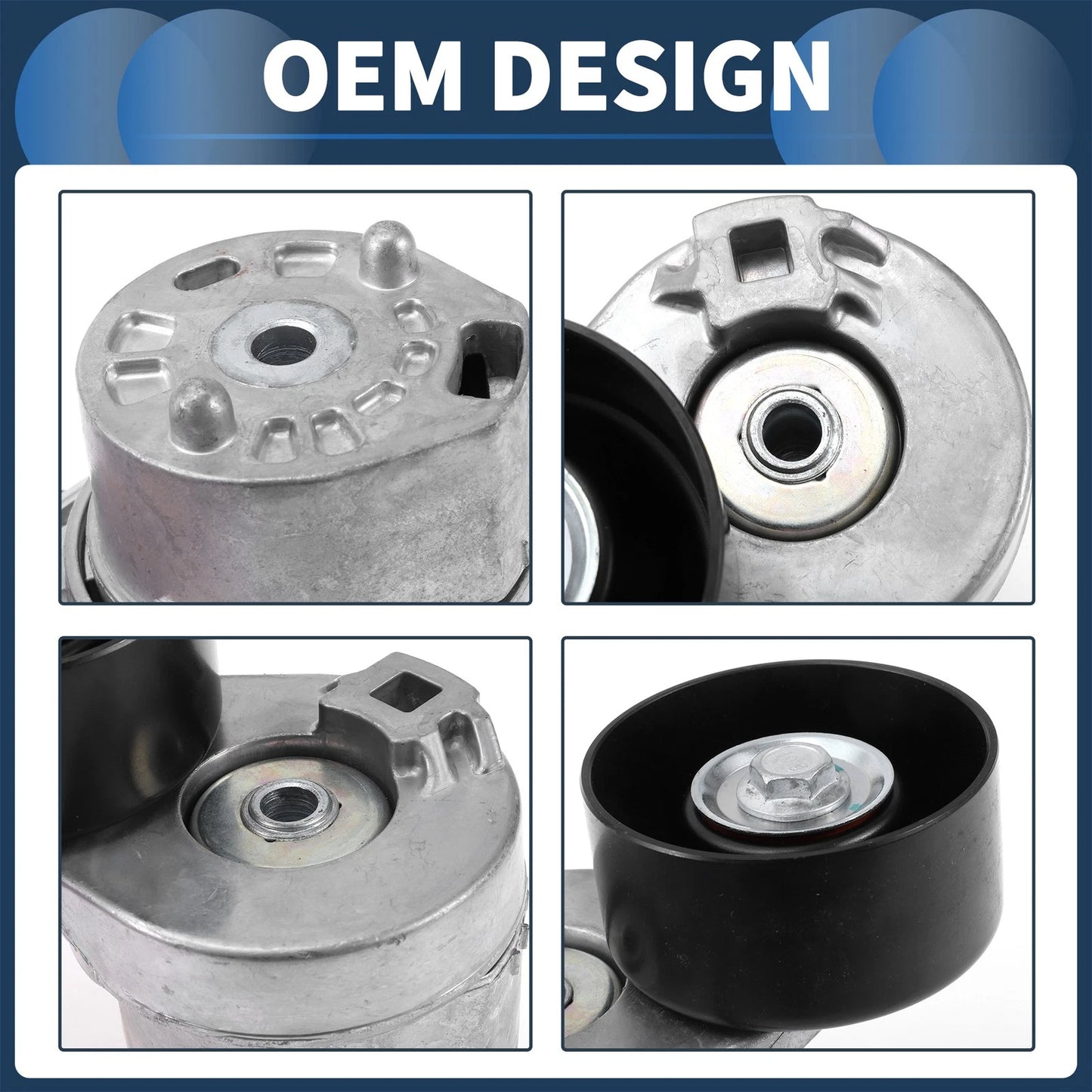 Belt Tensioner for Ford Transit 2.4 (2000-2014) - Metal 1 Pc