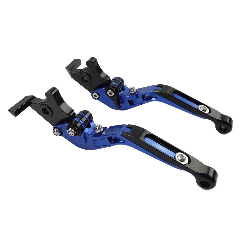 CNC Blue Extendable Brake Clutch Levers for Daytona 675, Speed Triple R
