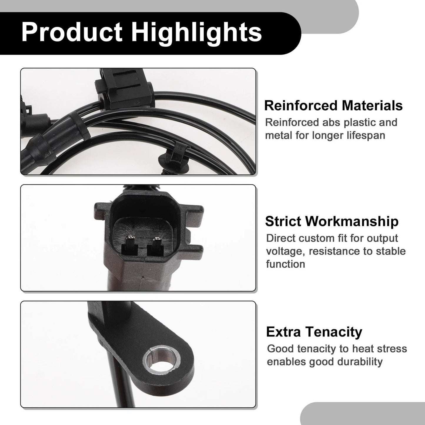 ABS Wheel Speed Sensor for Dodge Challenger & Charger Rear Left (2011-2022)