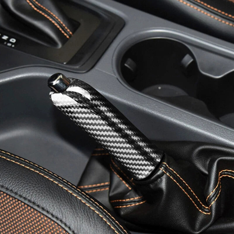 For 2013-2017 Ford Ranger Replace Carbon Fiber Parking Handbrake Grip Cover Part