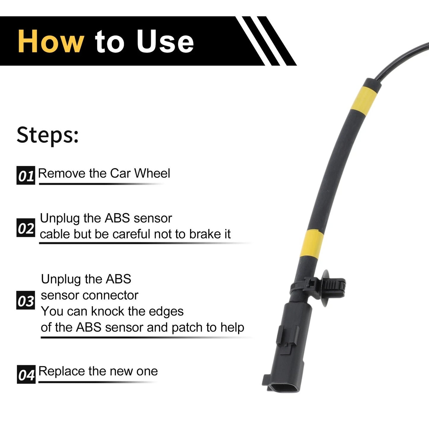 ABS Wheel Speed Sensor for Ford Edge (2015-2020)