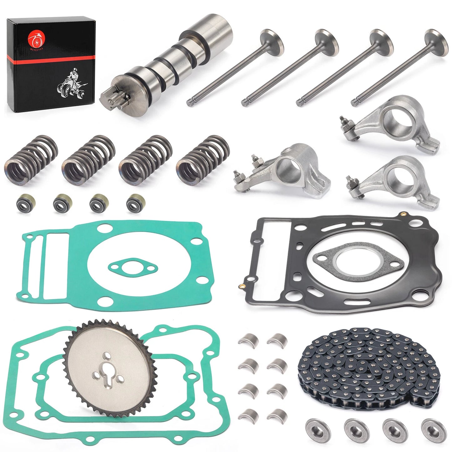 Rocker Arm Cam Chain & Valve Kit for Polaris Sportsman 400 450 500 (2003–2013)