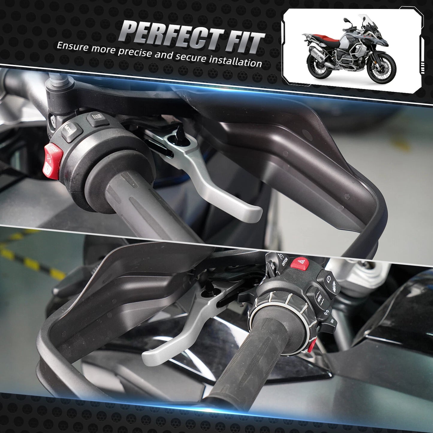 Anodized Brake Clutch Levers for BMW R nineT, R1200GS Adv (2013-2018)