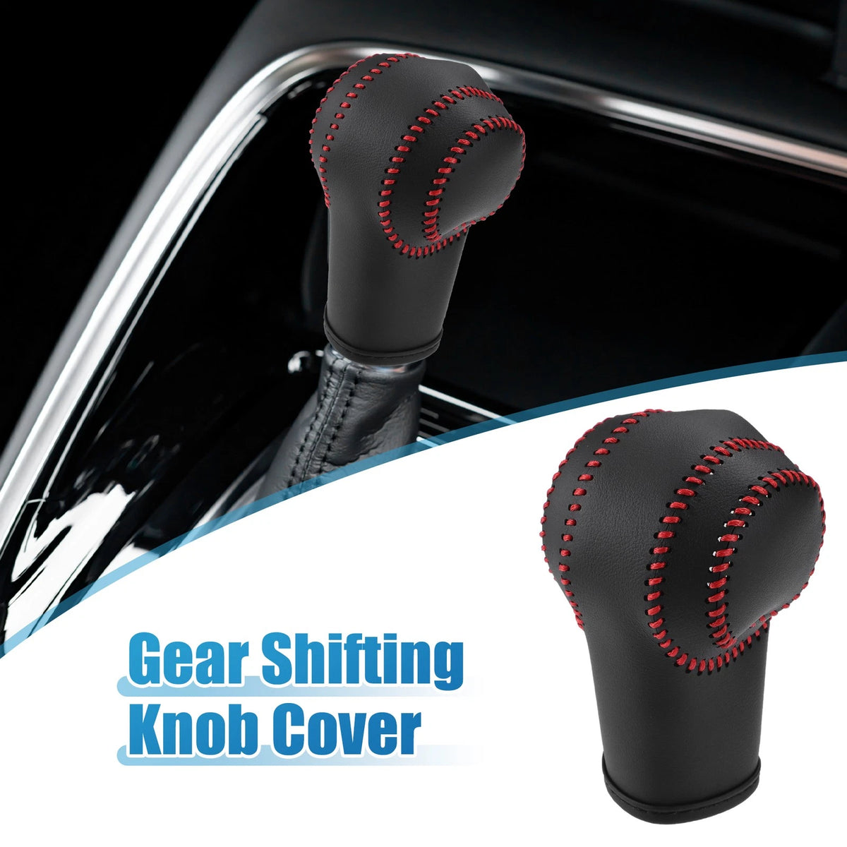 Nissan Rogue Gear Shifting Knob Cover Trim 2008-2013 Black Red
